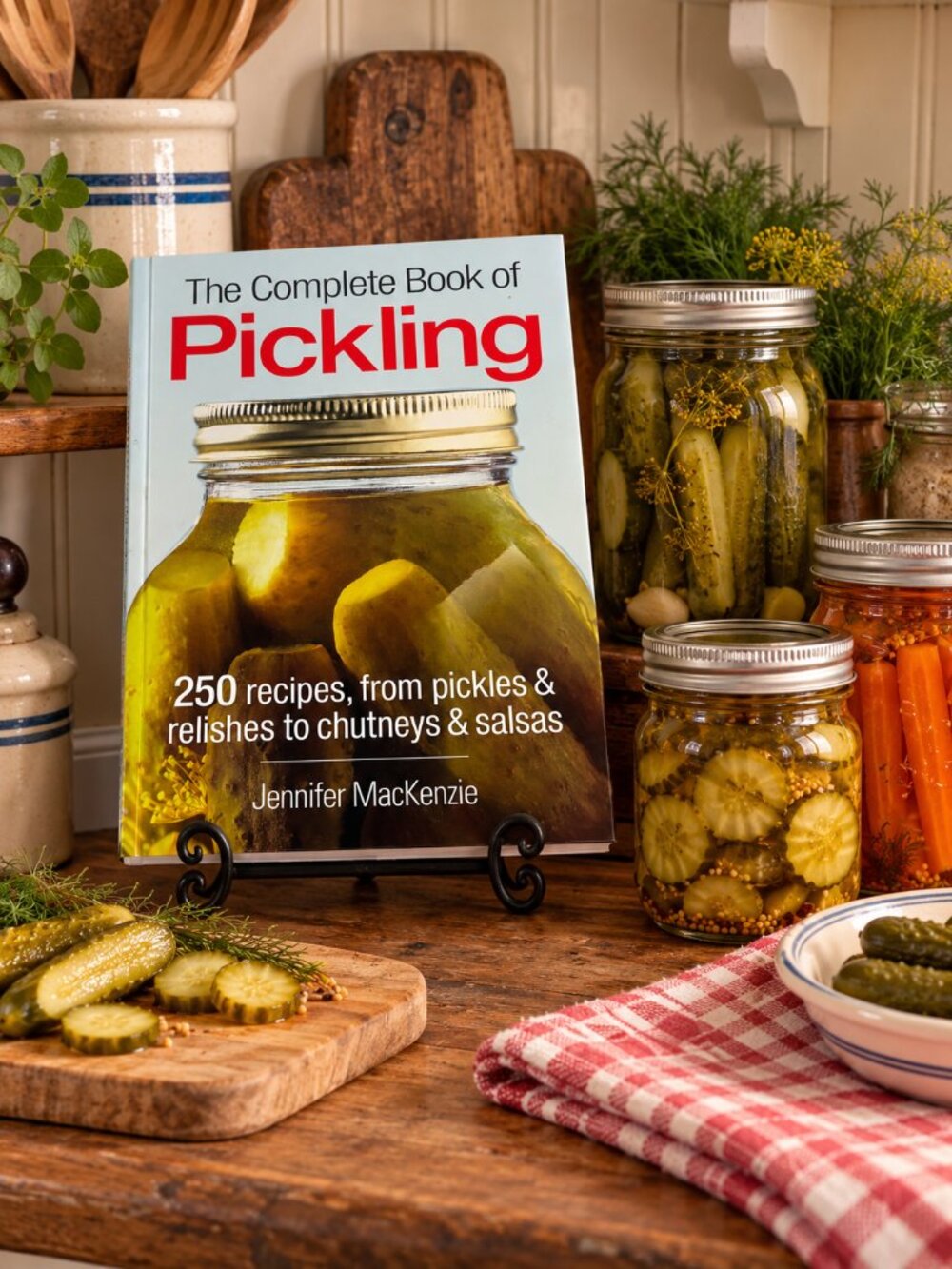 The Complete Book of Pickling Jennifer MacKenzie 250 Recipes Canning Cookbook